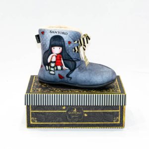 Zapatilla casa Gorjuss Bota azul 33/34