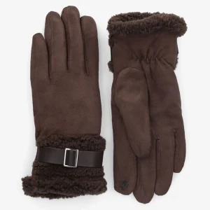 Guantes forrados de ante - Marrón